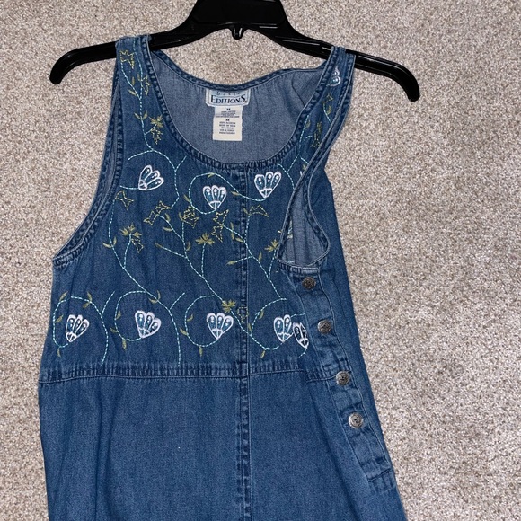 Basic Editions Women's Blue Denim Dress - Picture 7 of 7